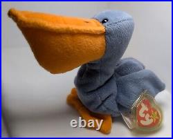 RARE 1996 SCOOP the Pelican Ty Beanie Baby