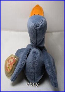 RARE 1996 SCOOP the Pelican Ty Beanie Baby