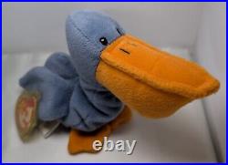 RARE 1996 SCOOP the Pelican Ty Beanie Baby