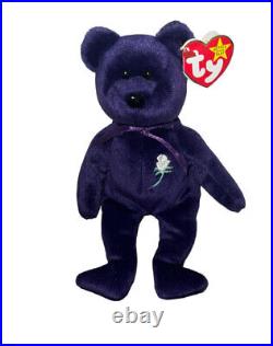 RARE 1997 Ty Beanie Babies Princess Diana Bear EXCELLENT COND, ORIGINAL TAG