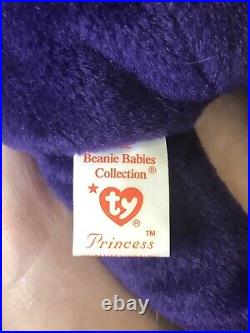 RARE 1st EDITION Princess Diana Beanie Baby with Tag Errors READ DESCRIPTION