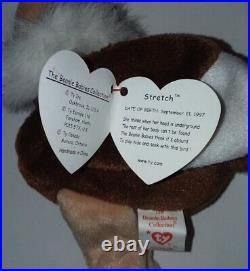 RARE 1st Edition TY beanie baby Stretch The Ostrich 1997 with all 9 tag ERRORS