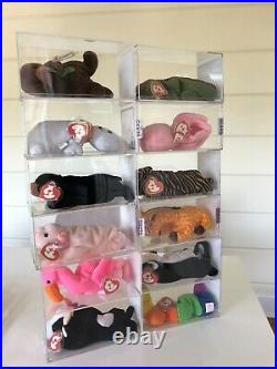 RARE 3rd Gen. Lot! X12 Authenticated Ty Beanie Babies