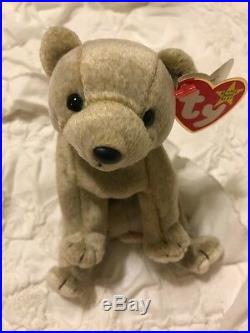 Details about   Ty Beanie Baby Almond The Bear 1999 New With Tag 5th Generation Tag 