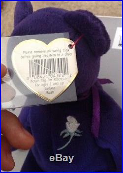 RARE Authentic 1st Edition Princess Diana 1997 Retired Beanie Baby