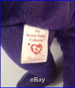 RARE Authentic 1st Edition Princess Diana 1997 Retired Beanie Baby