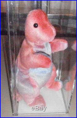 RARE Authenticated Ty REX Gorgeous Coloring Beanie Baby 1st genTush