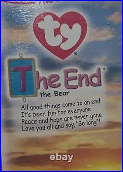 RARE Beanie Babies Collectible THE END, 1999 In Box & Untouched