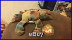 RARE COLLECTORS MINT CLAUDE BEANIE BABY-REASONABLE OFFERS ENTERTAINED