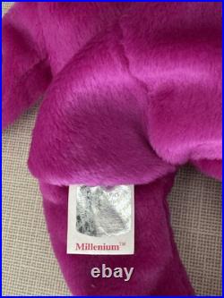 RARE. ERROR. 1999 Millennium Beanie Babies. MILLENIUM, OAKBROOK. MINT