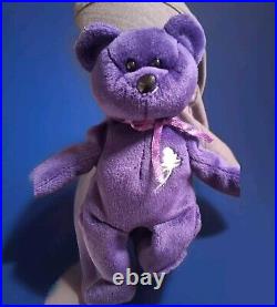 RARE FACE ERROR PRINCESS Ty Beanie Babies Diana RARE NOSE Error