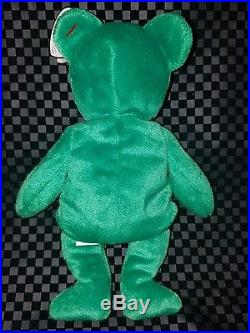 RARE FIRST EDITION 1997 ERIN TY BEANIE BABY MINT CONDITION WithTAGS AND TAG ERRORS