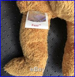 RARE LIMITED EDITION 1998 TY Fuzz Original Beanie Baby Bear