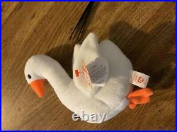 RARE MAJOR ERROR Ty Beanie Baby Gracie, The Swan