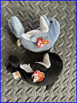 RARE! MINT Condition Ty Echo the Dolphin Original Beanie Baby