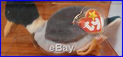 RARE Oddity Authenticated Ty MWMT-MQ Jake Beanie Baby Misaligned Printing on tag