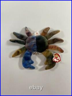 RARE/RETIRED CLAUDE style 4083 the crab TY beanie baby mint condition