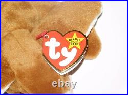 RARE RETIRED ORIGINAL TY EARS BEANIE BABY with 2 TUSH TAGS PVC PELLETS ERRORS