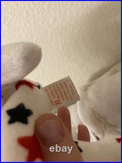 RARE, RETIRED with TAG ERRORS Glory Bear Beanie Baby! 1997/1998