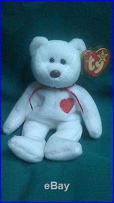 RARE TY BEANIE BABIES PINK TAGWHITE STAR Never Seen Like That Together