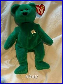 RARE TY Beanie Baby Erin 1997 Limited Edition TAG ERRORS Excellent Condition