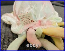 RARE TY Beanie Baby Goochy the Jellyfish with WHITE STAR tag Date Error