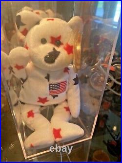 RARE TY GLORY Beanie Baby with Numbered Tush Tag & Tag Errors Mint Adult Owned