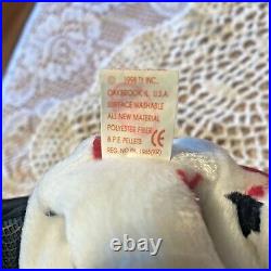 RARE TY GLORY Beanie Baby with Numbered Tush Tag & Tag Errors Mint Adult Owned