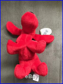 RARE TY Rover Beanie Baby, Retired, Original with several ERRORS