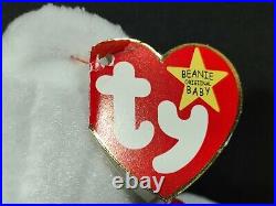 RARE Ty Beanie Babies Valentino the Teddy Bear 1993 / 94 PVC 1st Edition