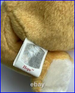 RARE Ty Beanie Baby Hope 1998 1st generation tag errors GREAT CONDITION