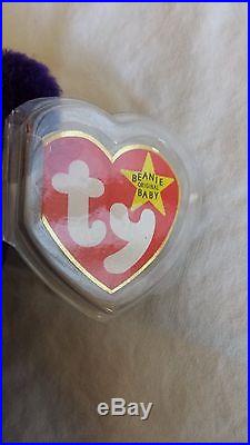 RARE Ty Beanie Baby Princess Diana Indonesia PVC. Authenicated