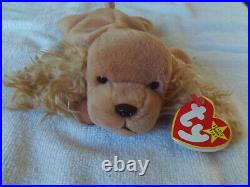 Ty Beanie Baby Spunky The Cocker Spaniel From 1997 Retired With Tags for sale online 
