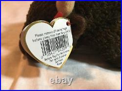 RARE Vintage with ERRORS 1998 TY Beanie Babies Roam Stuffed Toy Plush Buffalo