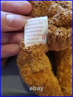Details about   Ty Beanie Baby Bear Liberty MWT retired 2002 Red Tag Errors 