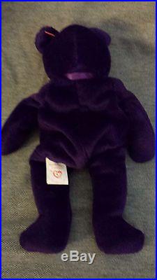 Rare 1st Edition TY Princess Diana Beanie Baby No Space Made in China