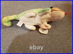 Rare AUTHENTIC Retired Ty Beanie Baby Rainbow with Tag Errors! SALE