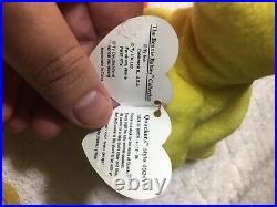 Rare Beanie Baby Lot with Tag Errors and PVC