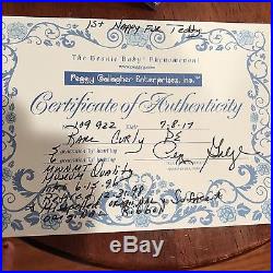 Rare Curly Beanie Baby Certificate Of Authenticity Tag Errors