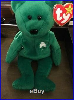 Rare Erin Beanie Baby-Errors and Rarities, Excellent Condition