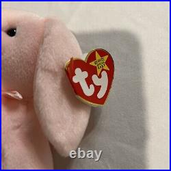 Rare Hoppity Beanie Baby- Origiinal & Suface on swing tag misspelled