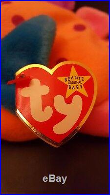 Rare Lips Ty Beanie Baby with Tag Errors, MWMT-Museum Quality
