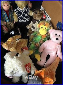 Rare Lot Of 24 TY beanie babies All With Tags From The 90's