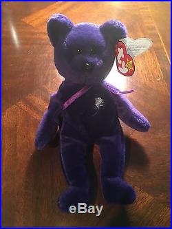 Rare Mint 1st Edition Princess Diana 1997 Retired Beanie Baby