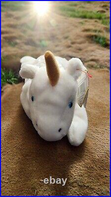 Rare Mystic The Unicorn Beanie Baby With Tag Error