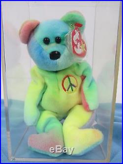 Rare Peace Bear TY Beanie Baby Many Mistakes and Rarities 8 Total! Make Offer