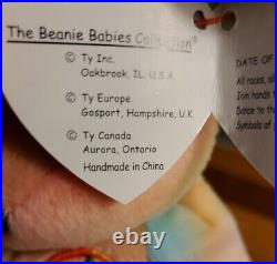Rare Peace beanie baby With Tag Errors