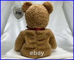 Rare Retired Ty Beanie Baby Curly The Bear 1993 1996 Bear With Numerous Errors