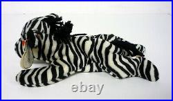 1995 Ziggy Zebra #4063 Ty Beanie Baby Plush Toy Retired MWMT 4th Gen for sale online 