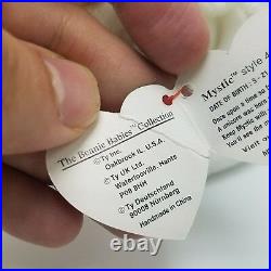 Rare TY Beanie Baby Mystic The Unicorn Retired With Tag Errors